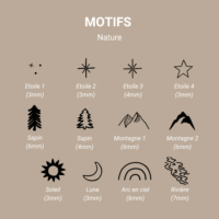 Médaille ronde motif personnalisé