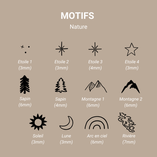 Médaille ronde motif personnalisé