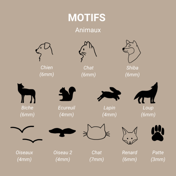 Médaille ronde motif personnalisé