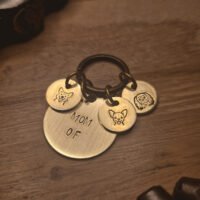 Porte clés "Famille de poilus"