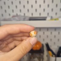 Collier de perles porte médaille