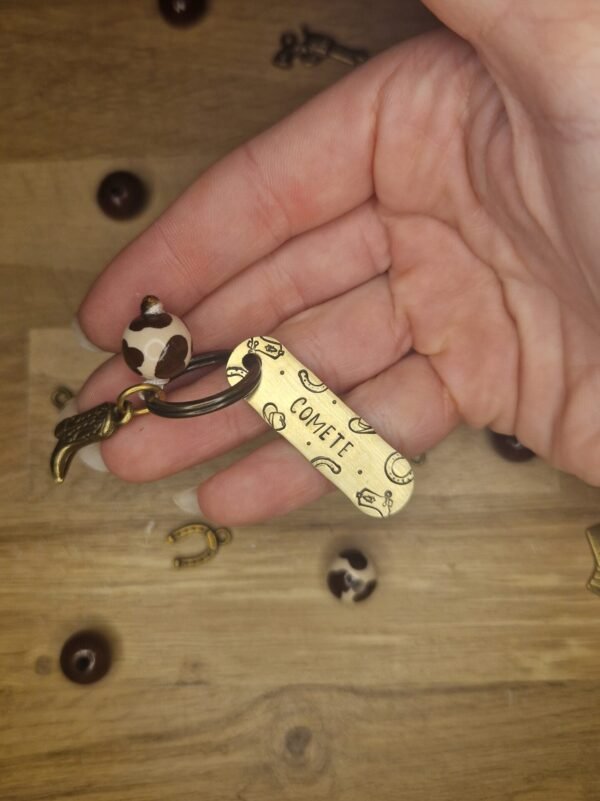 Porte clés Woody texte personnalisable