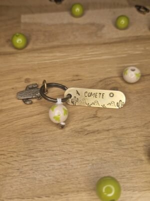 Porte clés Saguaro texte personnalisable