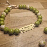 Collier de perles porte médaille Saguaro