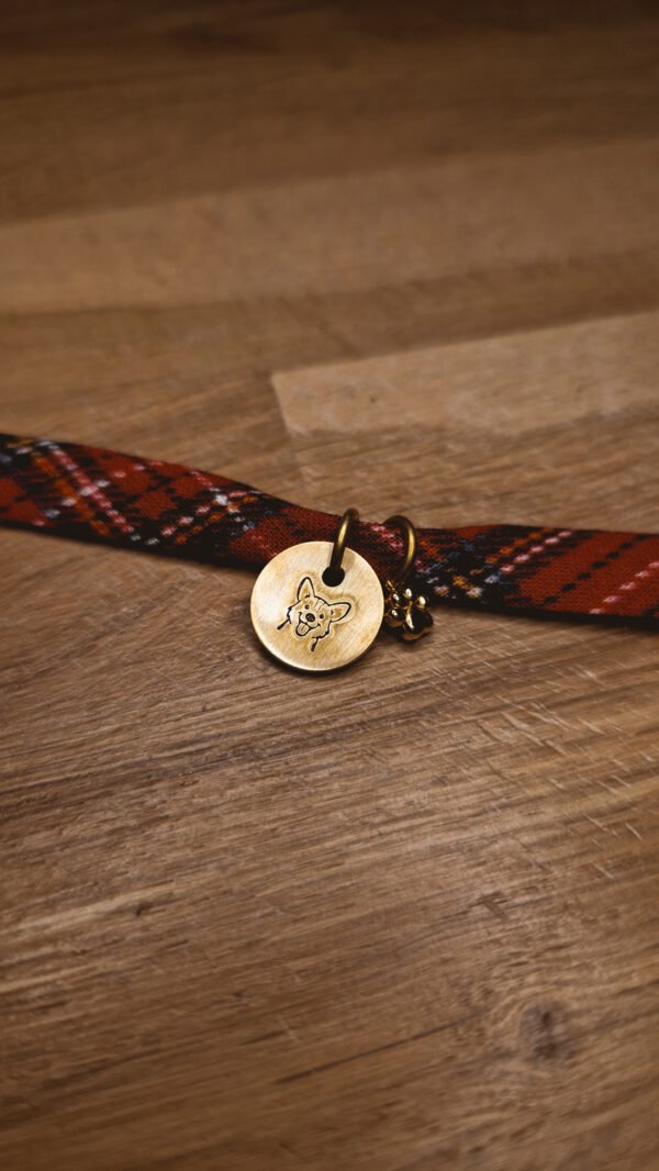 Bracelet tartan en tissus personnalisable