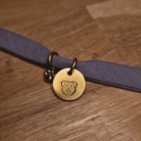 Bracelet violet en tissus personnalisable