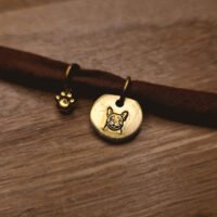 Bracelet Marron foncé en tissus personnalisable