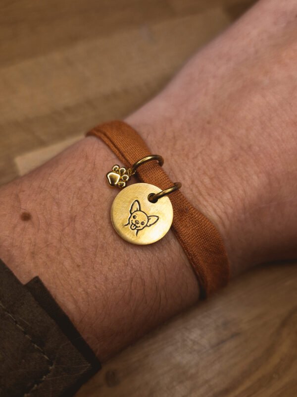Bracelet Terracotta en tissus personnalisable