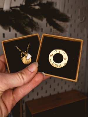 Coffret Saint Valentin Médaille + Collier