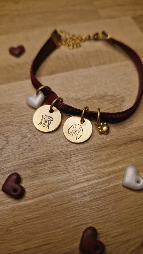 Bracelet Velours Saint Valentin